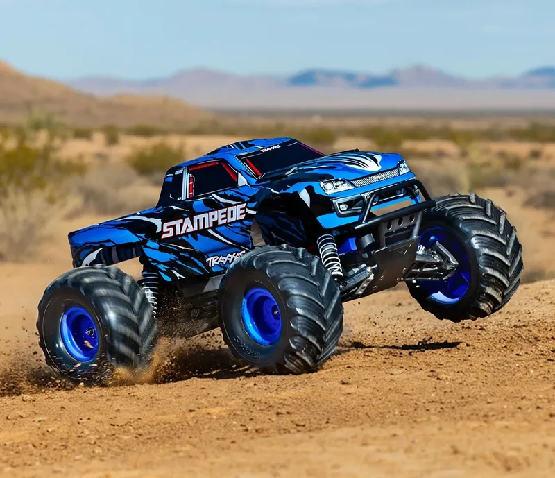 Traxxas Stampede 2WD 1/10 RTR TQ EHD Blå - Inkl. Batteri & Laddare