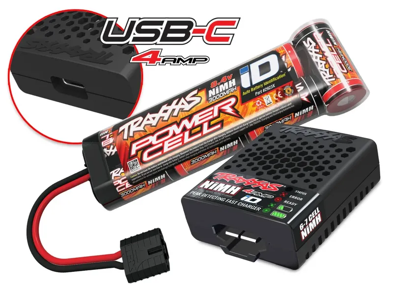 Traxxas Stampede 2WD 1/10 RTR TQ EHD Blå - Inkl. Batteri & Laddare