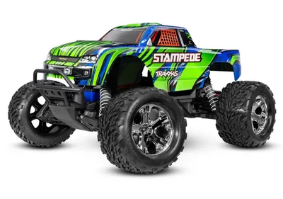 TRAXXAS Stampede 1/10 RTR TQ EHD Grön USB-C - Med Batteri & Laddare