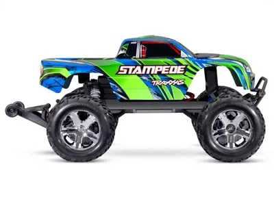 TRAXXAS Stampede 1/10 RTR TQ EHD Grön USB-C - Med Batteri & Laddare