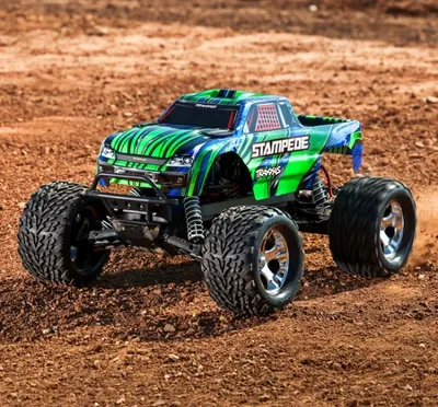 TRAXXAS Stampede 1/10 RTR TQ EHD Grön USB-C - Med Batteri & Laddare