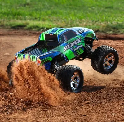 TRAXXAS Stampede 1/10 RTR TQ EHD Grön USB-C - Med Batteri & Laddare