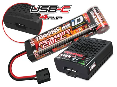 Traxxas Stampede 2WD 1/10 RTR TQ EHD Orange USB-C - Med Batteri & Laddare