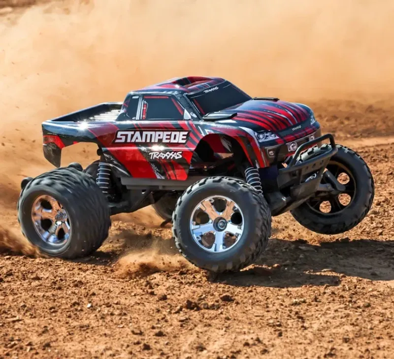 Traxxas Stampede 2WD 1/10 RTR TQ EHD Rosa USB-C - Med Batteri & Laddare