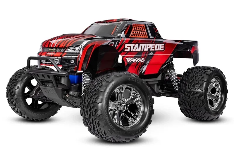 TRAXXAS Stampede 2WD 1/10 RTR TQ EHD Röd USB-C - Med Batteri/Laddare