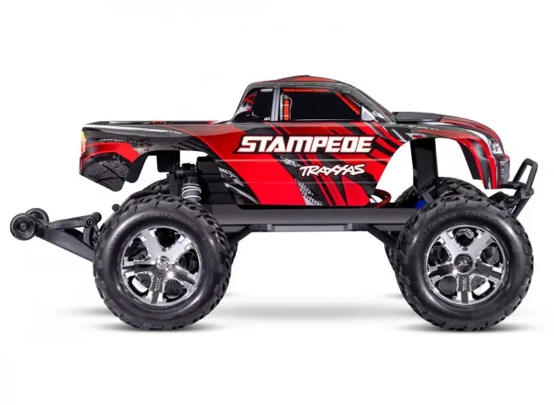 TRAXXAS Stampede 2WD 1/10 RTR TQ EHD Röd USB-C - Med Batteri/Laddare