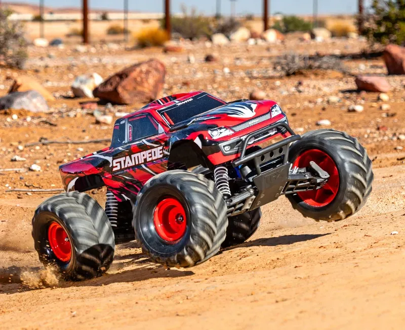 Traxxas Stampede 2WD 1/10 RTR TQ EHD RödX USB-C - inkl. Batteri & Laddare