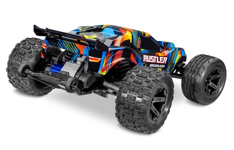 Traxxas Rustler 2WD 1/10 HD VX3 BL 3S RTR Gul