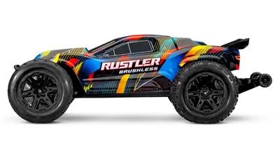 Traxxas Rustler 2WD 1/10 HD VX3 BL 3S RTR Gul