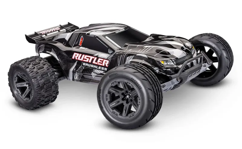 Traxxas Rustler 2WD 1/10 HD VX3 BL 3S RTR Svart
