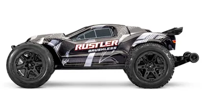Traxxas Rustler 2WD 1/10 HD VX3 BL 3S RTR Svart