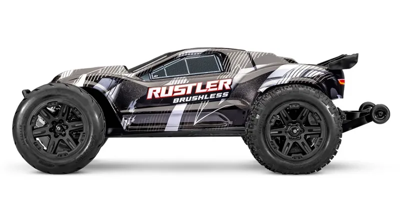 Traxxas Rustler 2WD 1/10 HD VX3 BL 3S RTR Svart
