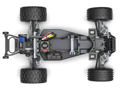 Traxxas Rustler 2WD 1/10 HD VX3 BL 3S RTR Svart