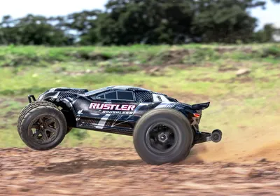 Traxxas Rustler 2WD 1/10 HD VX3 BL 3S RTR Svart