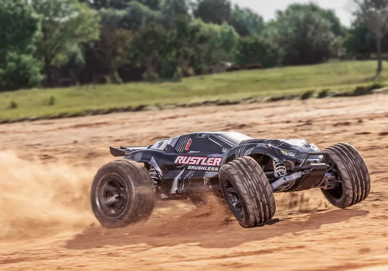 Traxxas Rustler 2WD 1/10 HD VX3 BL 3S RTR Svart