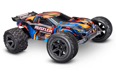 Traxxas Rustler 2WD 1/10 HD VX3 Borstlös 3S RTR Orange