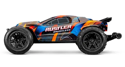 Traxxas Rustler 2WD 1/10 HD VX3 Borstlös 3S RTR Orange