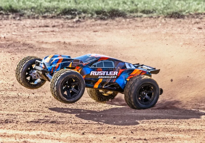 Traxxas Rustler 2WD 1/10 HD VX3 Borstlös 3S RTR Orange