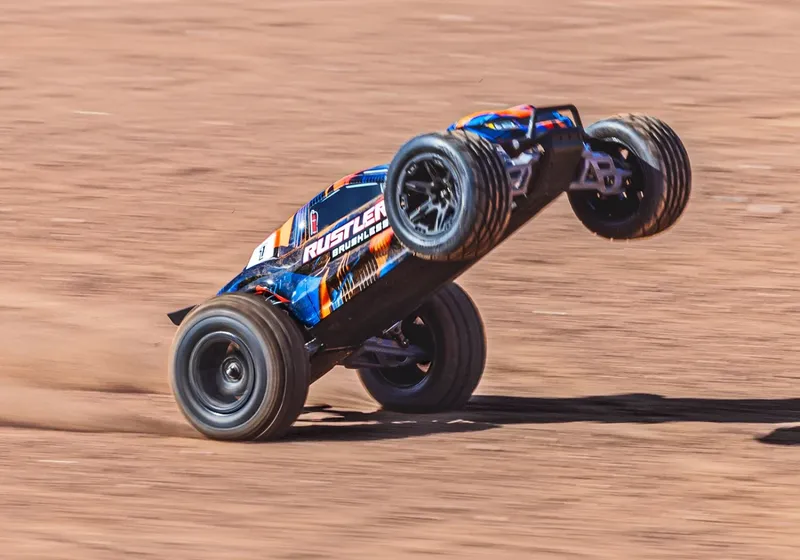 Traxxas Rustler 2WD 1/10 HD VX3 Borstlös 3S RTR Orange