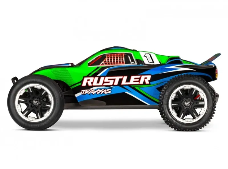 Rustler 2WD 1/10 RTR TQ EHD Borstad USB-C Med Batteri/Laddare