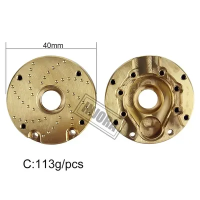 INJORA 113g Counter Weight Brass Outer Portal Drive Housing #8251 för TRX-4 och TRX-6
