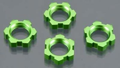 TRX5353A Hjulmutter Alu 17mm Grön