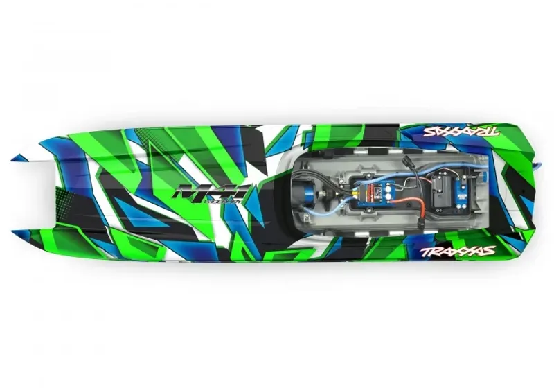 Traxxas DCB M41 Katamaran BL TQi TSM Grön