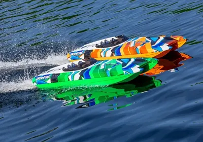 Traxxas DCB M41 Katamaran BL TQi TSM Grön