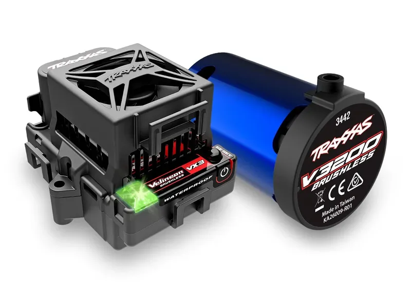 Traxxas Slash 2WD 1/10 HD VX3 Borstlös 3S RTR Svart