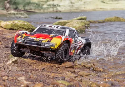 Traxxas Slash 2WD 1/10 HD VX3 Borstlös 3S RTR Röd
