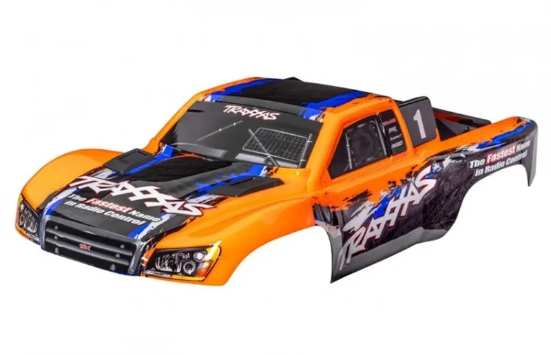 TRX5850-Orange Kaross Traxxas Slash 4x4 / 2wd för Clipless Montering