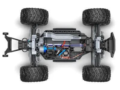 Traxxas Stampede 4x4 1/10 HD VX3 Borstlös RTR Svart
