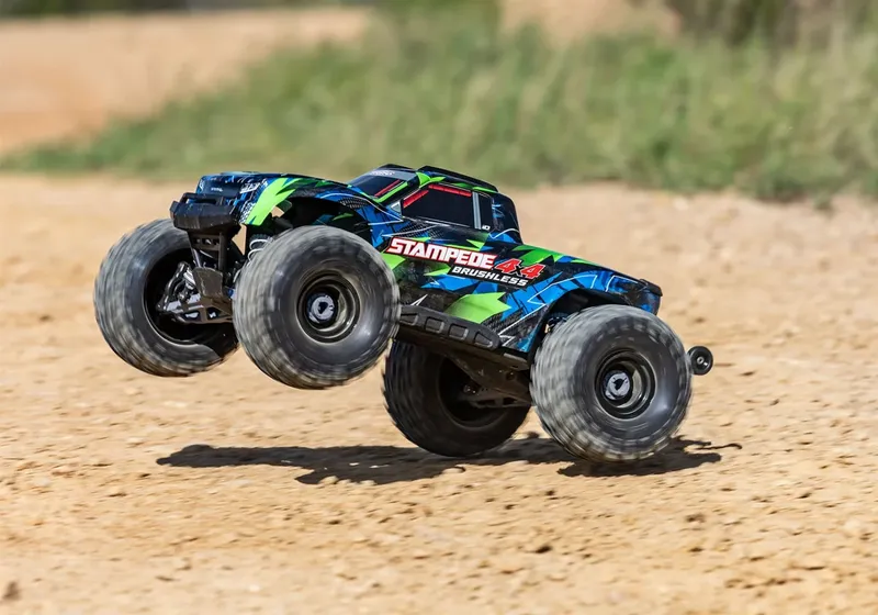 Traxxas Stampede 4x4 1/10 HD VX3 BL 3S RTR Grön