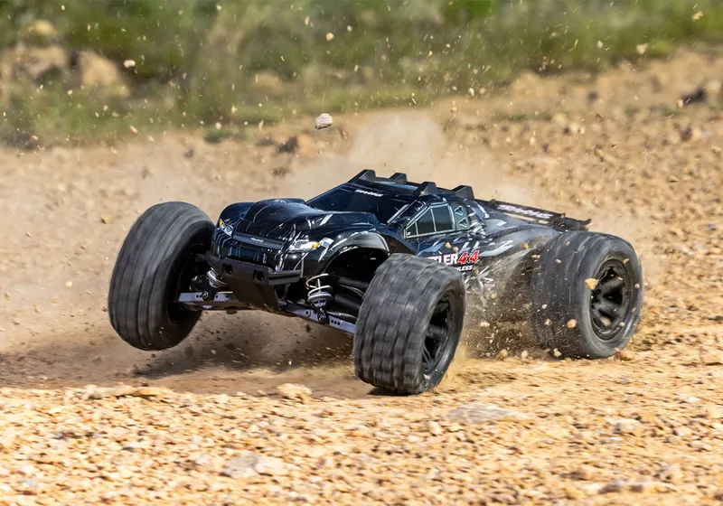 Traxxas Rustler 4x4 1/10 HD BL-2s RTR Blå