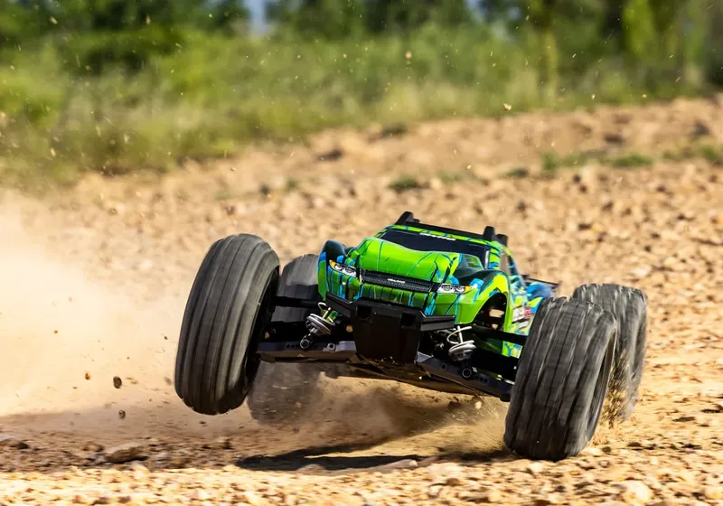 Traxxas Rustler 4x4 1/10 HD VXL-3S BL RTR Grön
