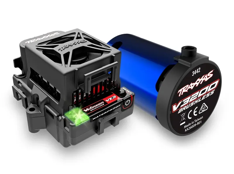 Traxxas Slash 4x4 1/10 HD VX3 Borstlös 3S RTR Svart