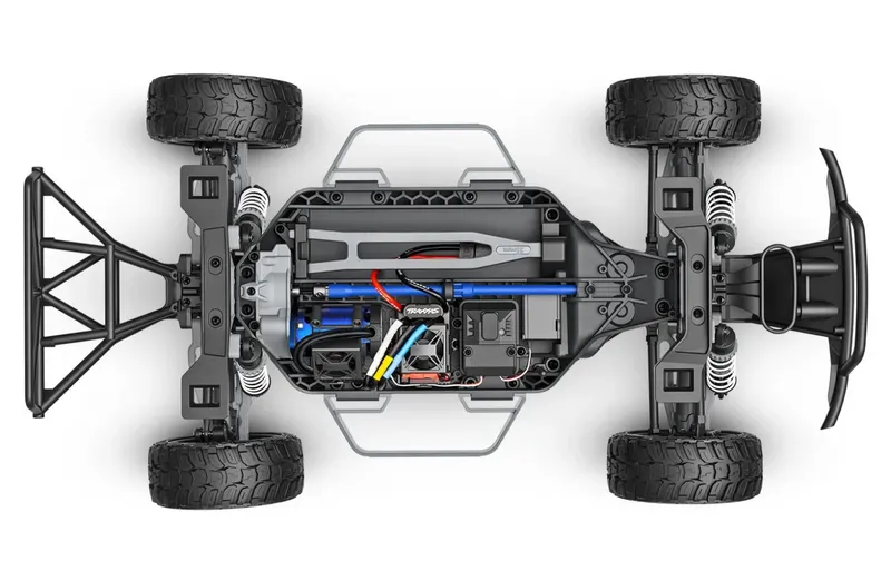 Traxxas Slash 4x4 1/10 HD VX3 BL 3S RTR Grön