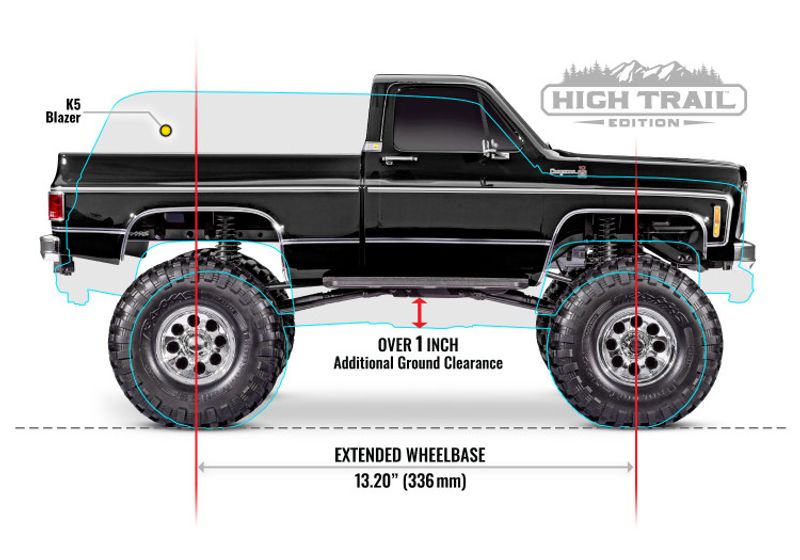 TRX-4 Scale & High Trail Crawler Chevrolet K10 RTR