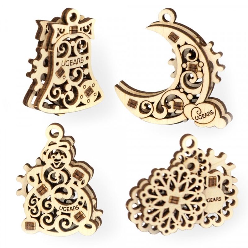 Ugears U-Fidget Gearsmas Träbyggsats
