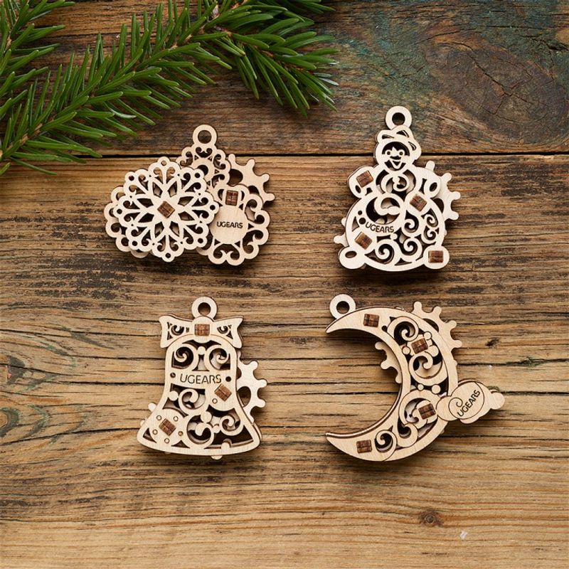 Ugears U-Fidget Gearsmas Träbyggsats