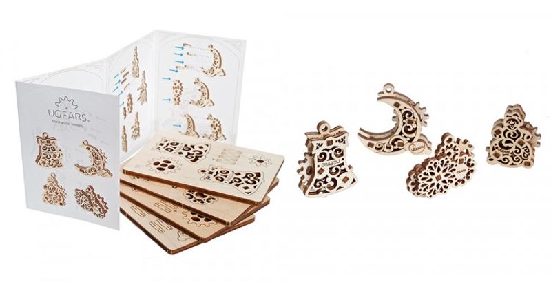 Ugears U-Fidget Gearsmas Träbyggsats