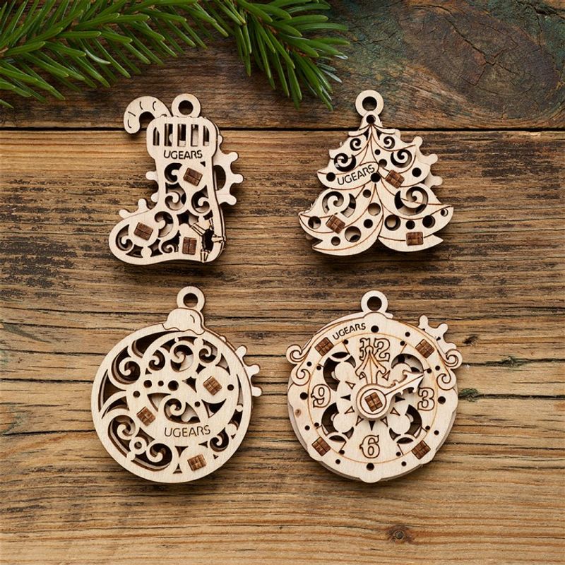 Ugears U-Fidget Happy New Gear Träbyggsats