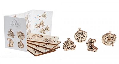 Ugears U-Fidget Happy New Gear Träbyggsats