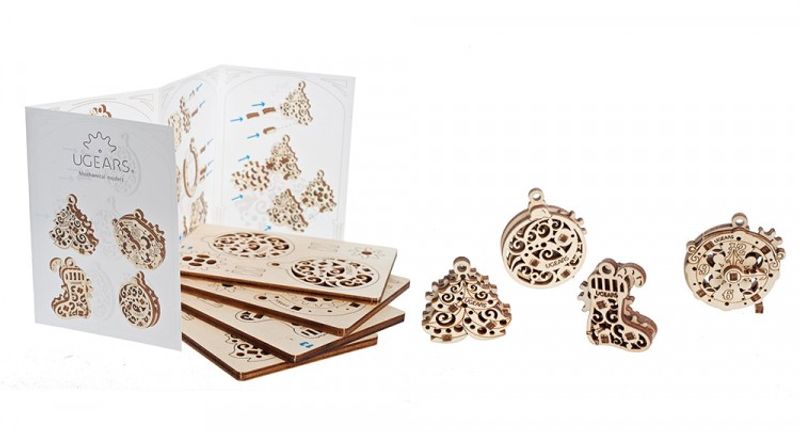 Ugears U-Fidget Happy New Gear Träbyggsats