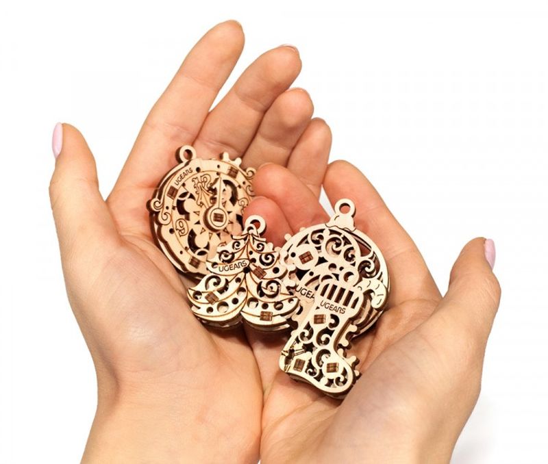 Ugears U-Fidget Happy New Gear Träbyggsats