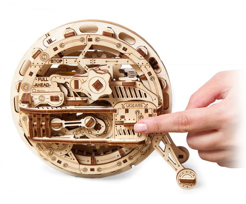 Ugears Enhjuling Träbyggsats