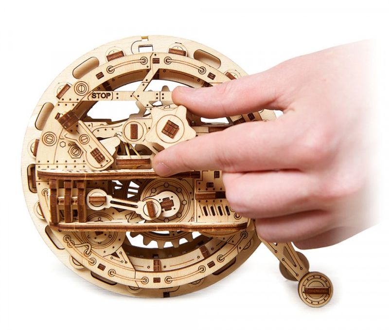 Ugears Enhjuling Träbyggsats
