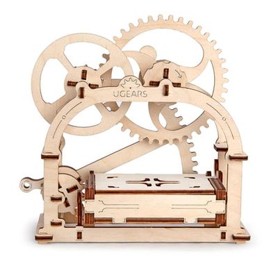 Ugears Mechanical Etui Träbyggsats