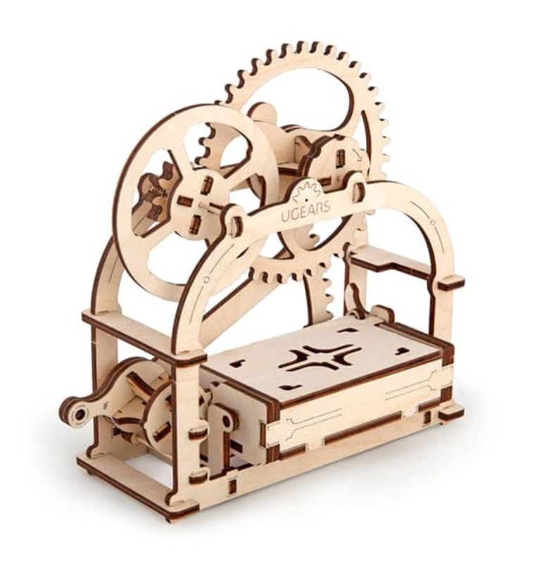 Ugears Mechanical Etui Träbyggsats