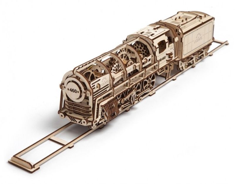 Ugears Steam Locomotiv U-460 Träbyggsats